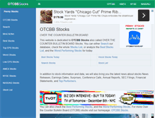 Tablet Screenshot of otcbbstocks.net